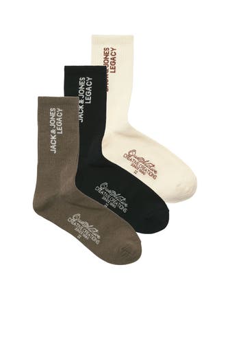 JACK & JONES 3er-Pack Socken 'Jacroar' mehrfarbig