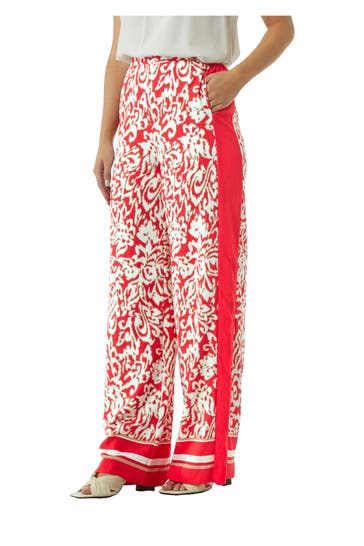 COMMA, Stoffhose gemustert