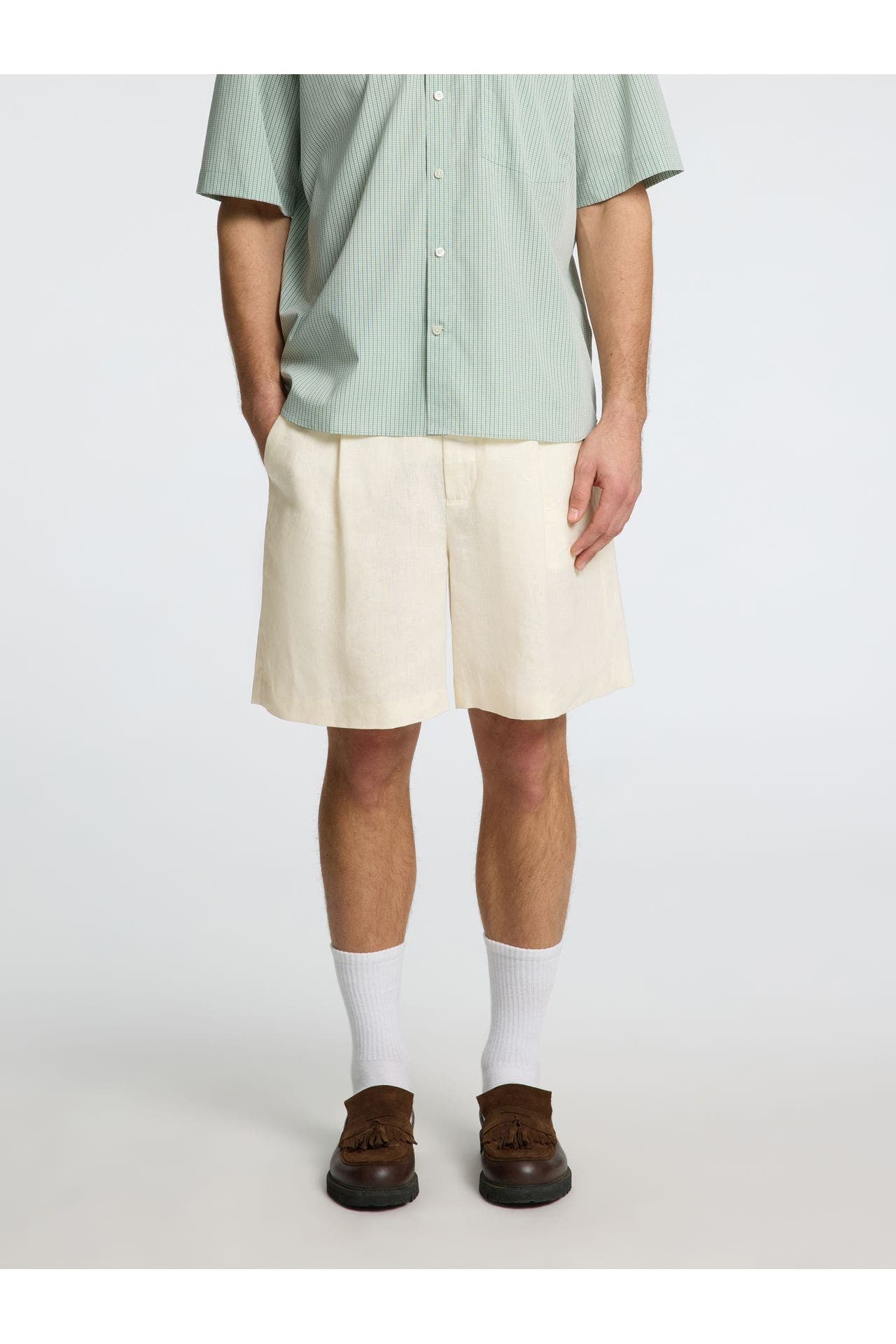 SELECTED Shorts ecru, Bild 1