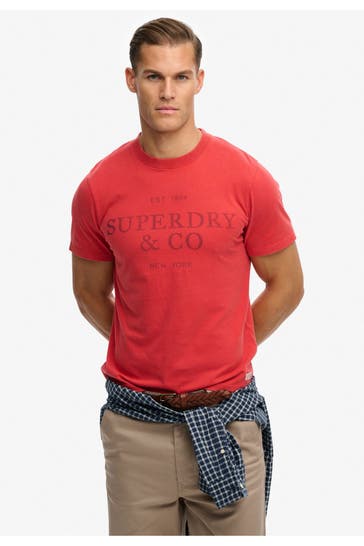 SUPERDRY T-Shirt koralle