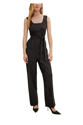 COMMA, Jumpsuit schwarz
