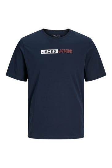 JACK & JONES T-Shirt dunkelblau
