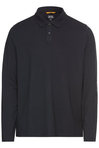 CAMEL ACTIVE Langarm-Polo nachtblau