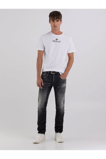 REPLAY T-Shirt weiß