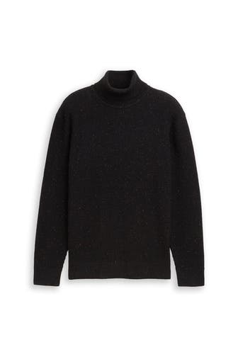 TOM TAILOR Rollkragenpullover schwarz