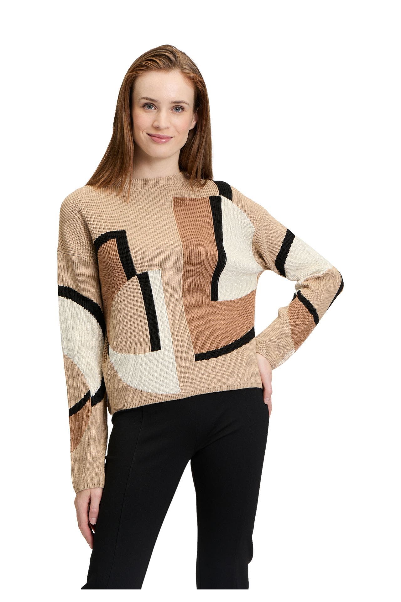 BETTY BARCLAY Strickpullover gemustert, Bild 1