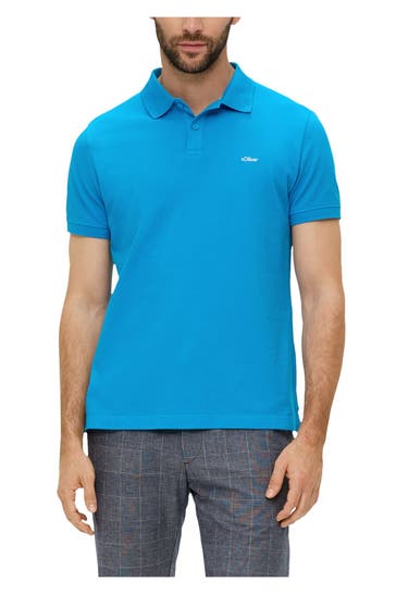 S.OLIVER Polo-Shirt blau