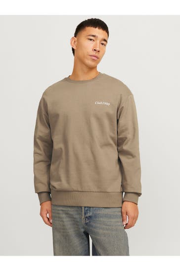 JACK & JONES Sweatshirt grraugrün