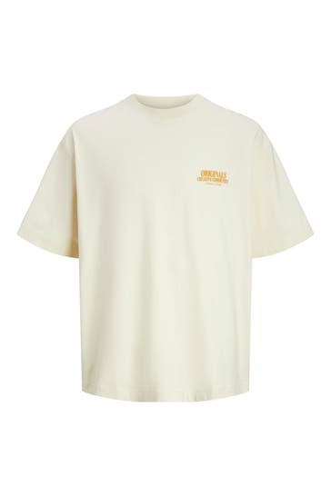 JACK & JONES T-Shirt vanille