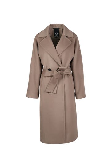 FUCHS SCHMITT Wollmixmantel taupe