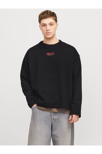JACK & JONES Sweatshirt schwarz