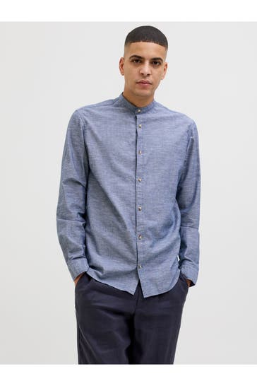 JACK & JONES Casual-Hemd blau