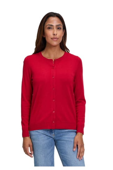 BETTY BARCLAY Strickjacke rot