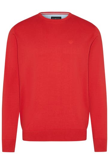 BUGATTI Strickpullover rot
