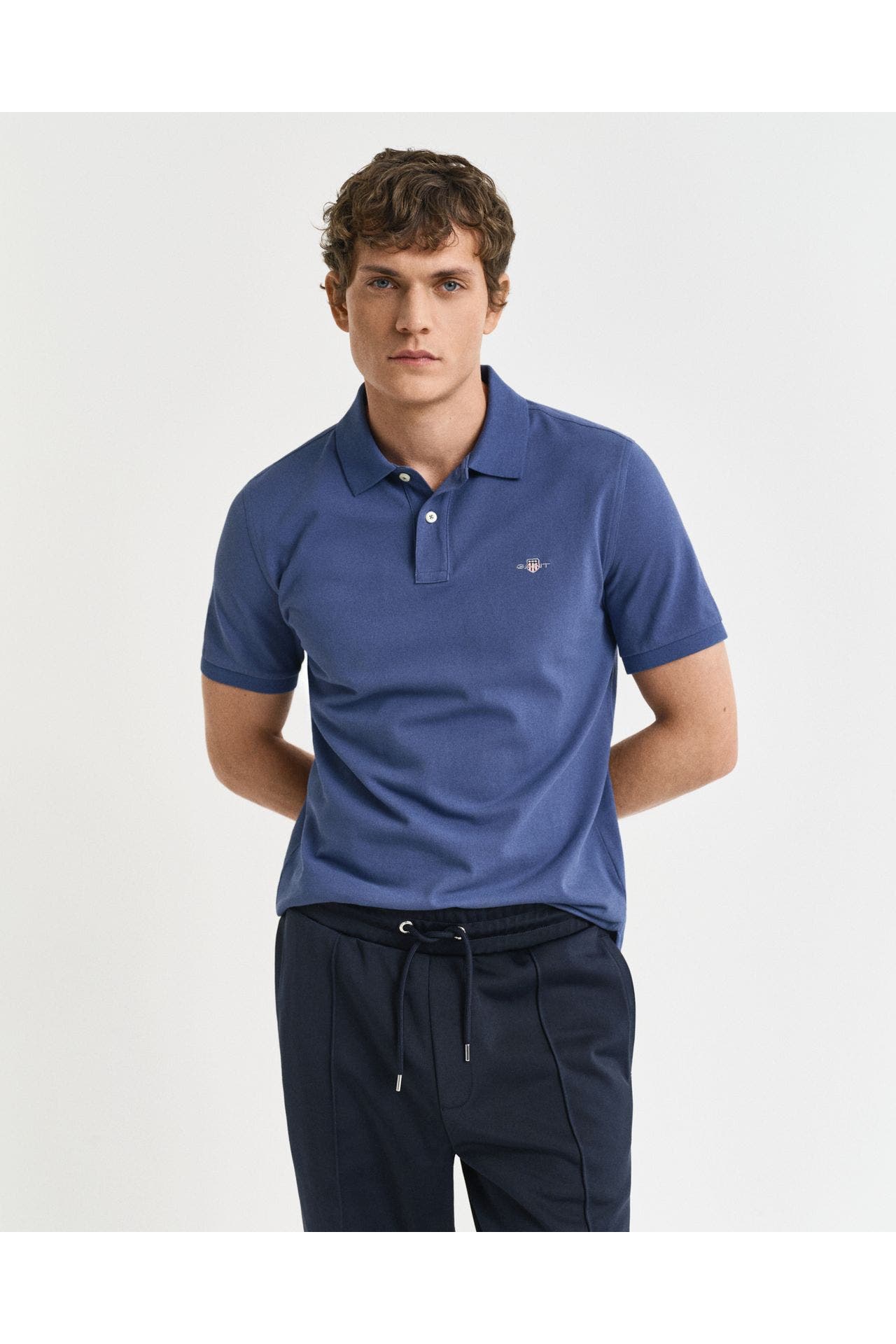 GANT Polo-Shirt rauchblau, Bild 1