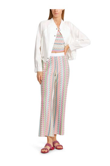 MARC CAIN Strickhose gemustert