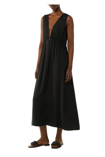 COMMA, Midikleid schwarz