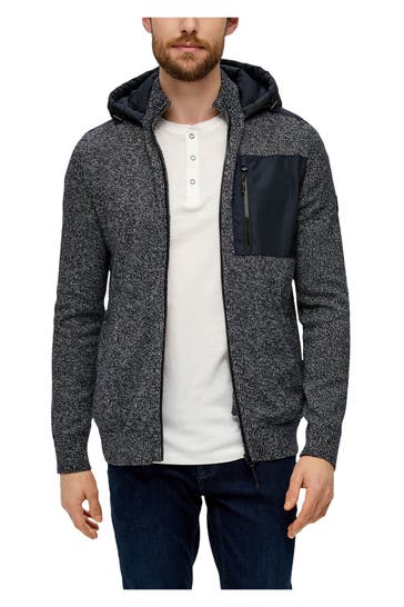 S.OLIVER Strickjacke navy