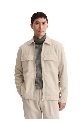 MARC O'POLO Kord-Overshirt greige