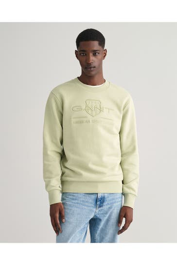 GANT Sweatshirt lindgrün