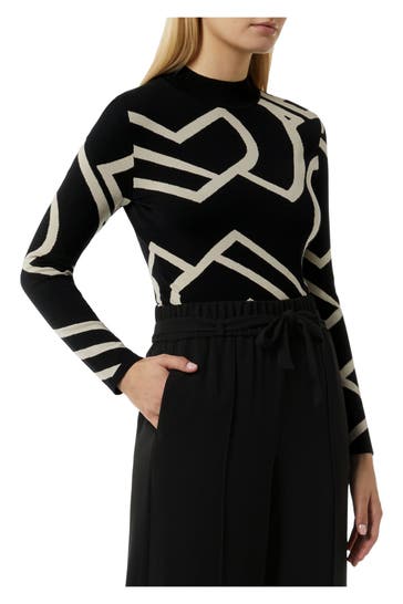 COMMA, Strickpullover gemustert