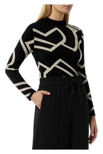 COMMA, Strickpullover gemustert