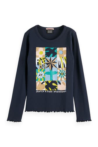 SCOTCH & SODA Langarmshirt navy