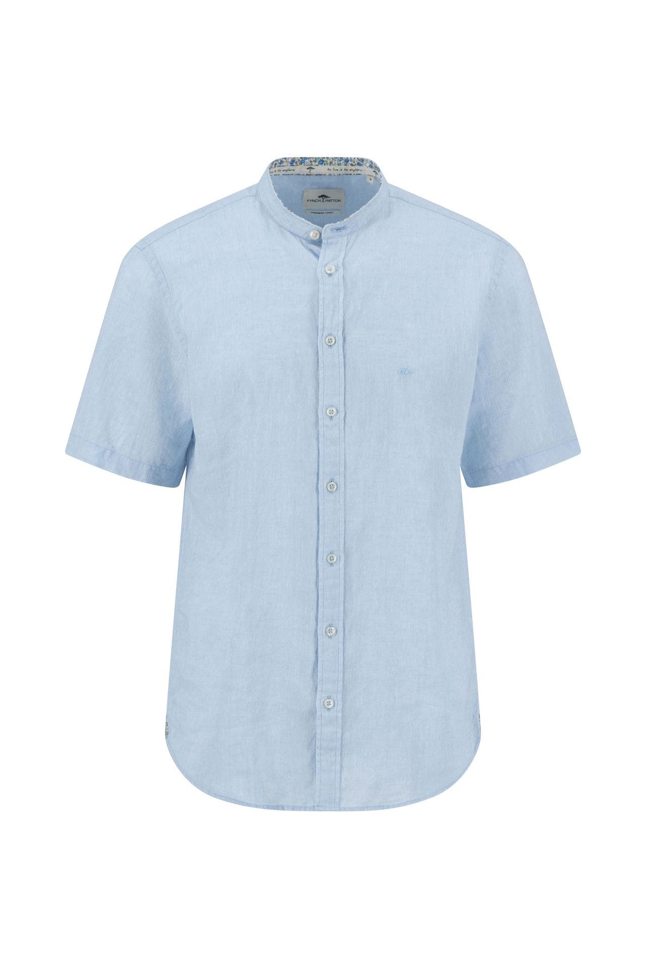 FYNCH-HATTON Kurzarmhemd hellblau Regular Fit, Bild 1