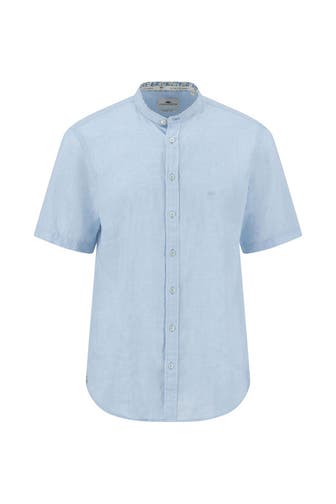 FYNCH-HATTON Kurzarmhemd hellblau Regular Fit