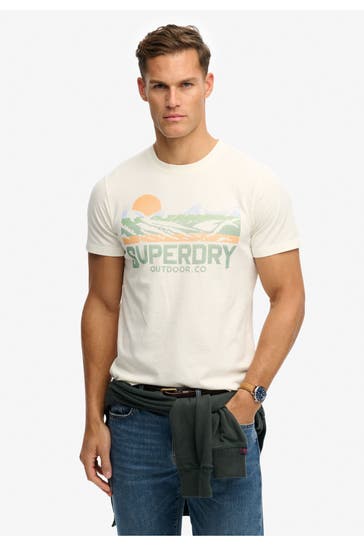 SUPERDRY T-Shirt ecru