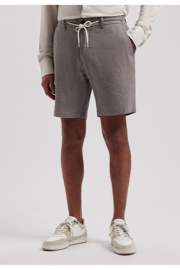 DSTREZZED Shorts braun gestreift