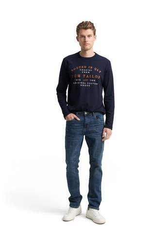 TOM TAILOR Longsleeve nachtblau