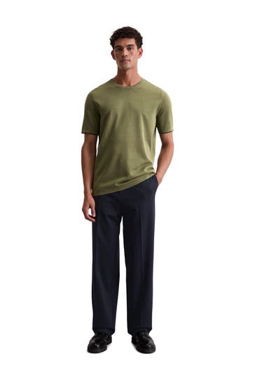MARC O'POLO Strickshirt oliv