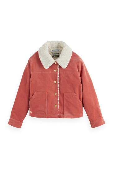 SCOTCH & SODA Cordjacke koralle