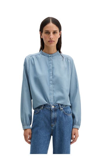 MARC O'POLO Light blue Casual Blouse
