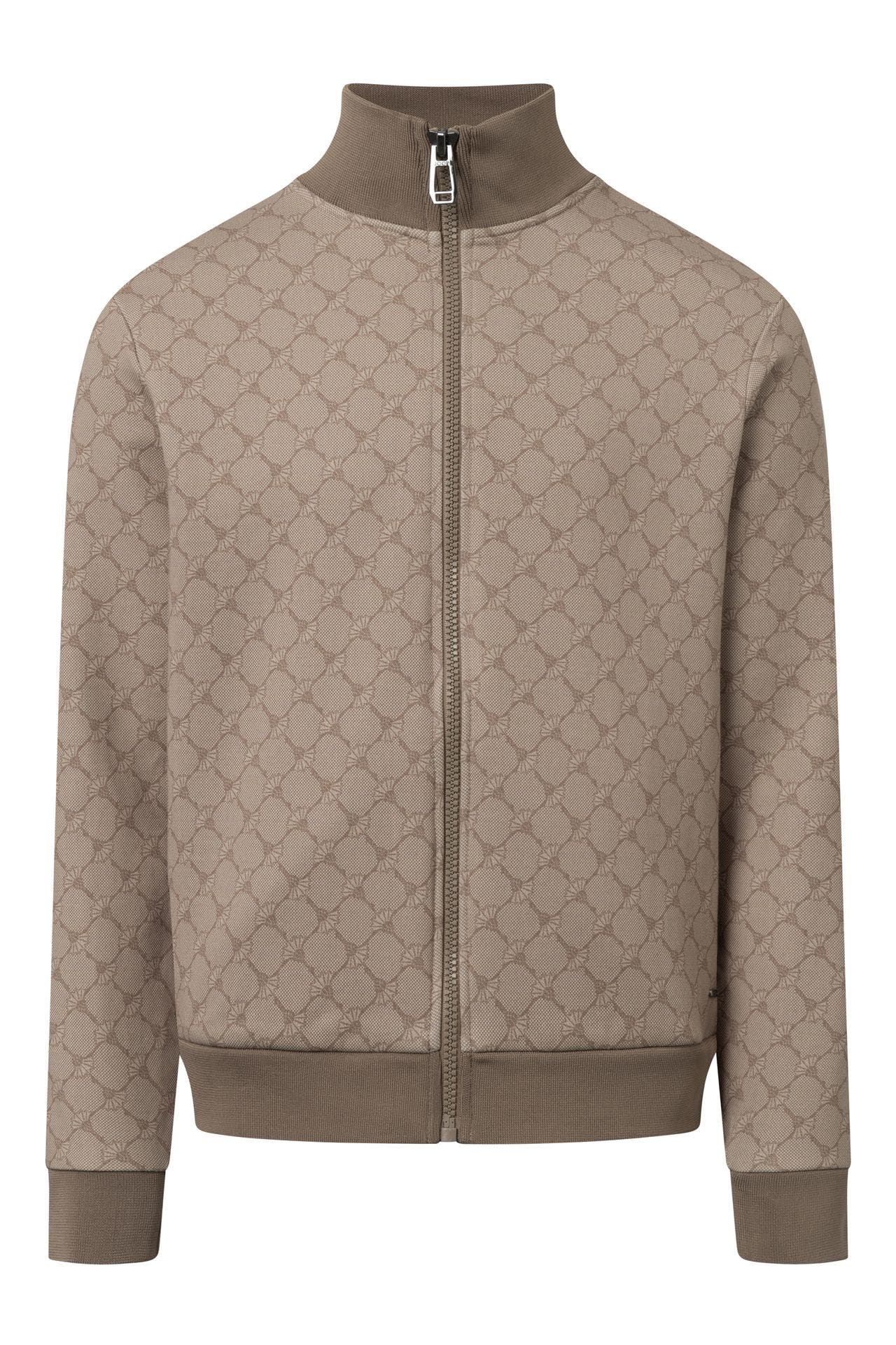 JOOP! Sweatjacke Cornflower-Sweatjacke Tayfun in Grau gemustert, Bild 1