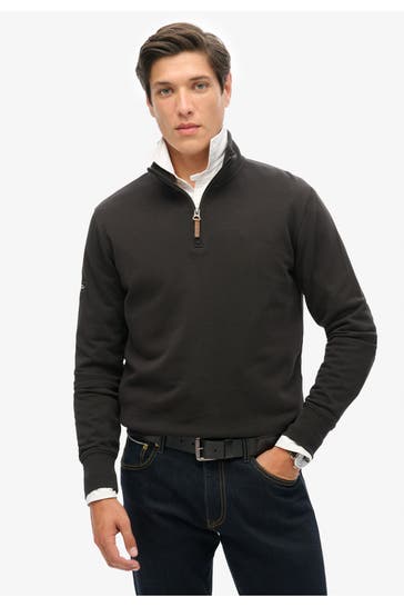 SUPERDRY Sweatshirt schwarz