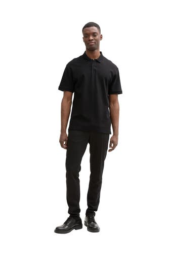 TOM TAILOR Polo-Shirt schwarz
