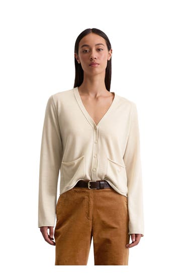 MARC O'POLO Strickjacke beige
