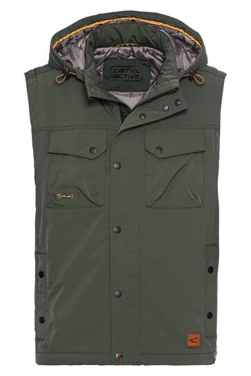 CAMEL ACTIVE Weste dunkelgrün