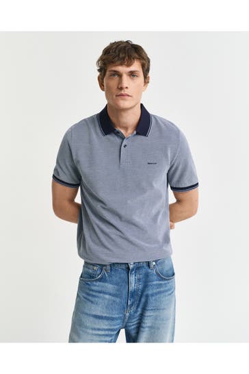 GANT Polo-Shirt rauchblau