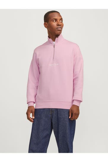 JACK & JONES Sweat-Troyer rosa