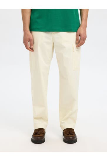 SELECTED Cargohose ecru