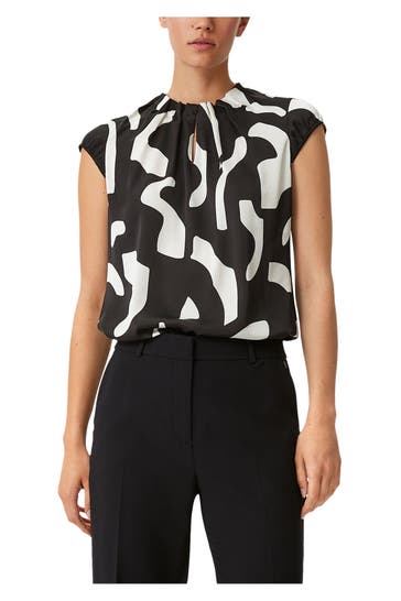 COMMA, Blusenshirt gemustert