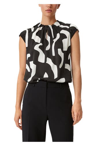 COMMA, Blusenshirt gemustert