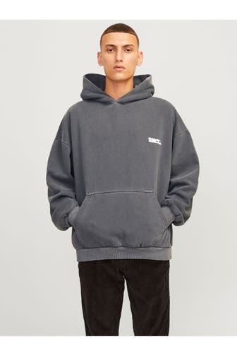 JACK & JONES Hoodie grau