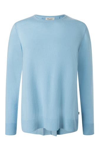 MAERZ MUENCHEN Wollpullover taubenblau