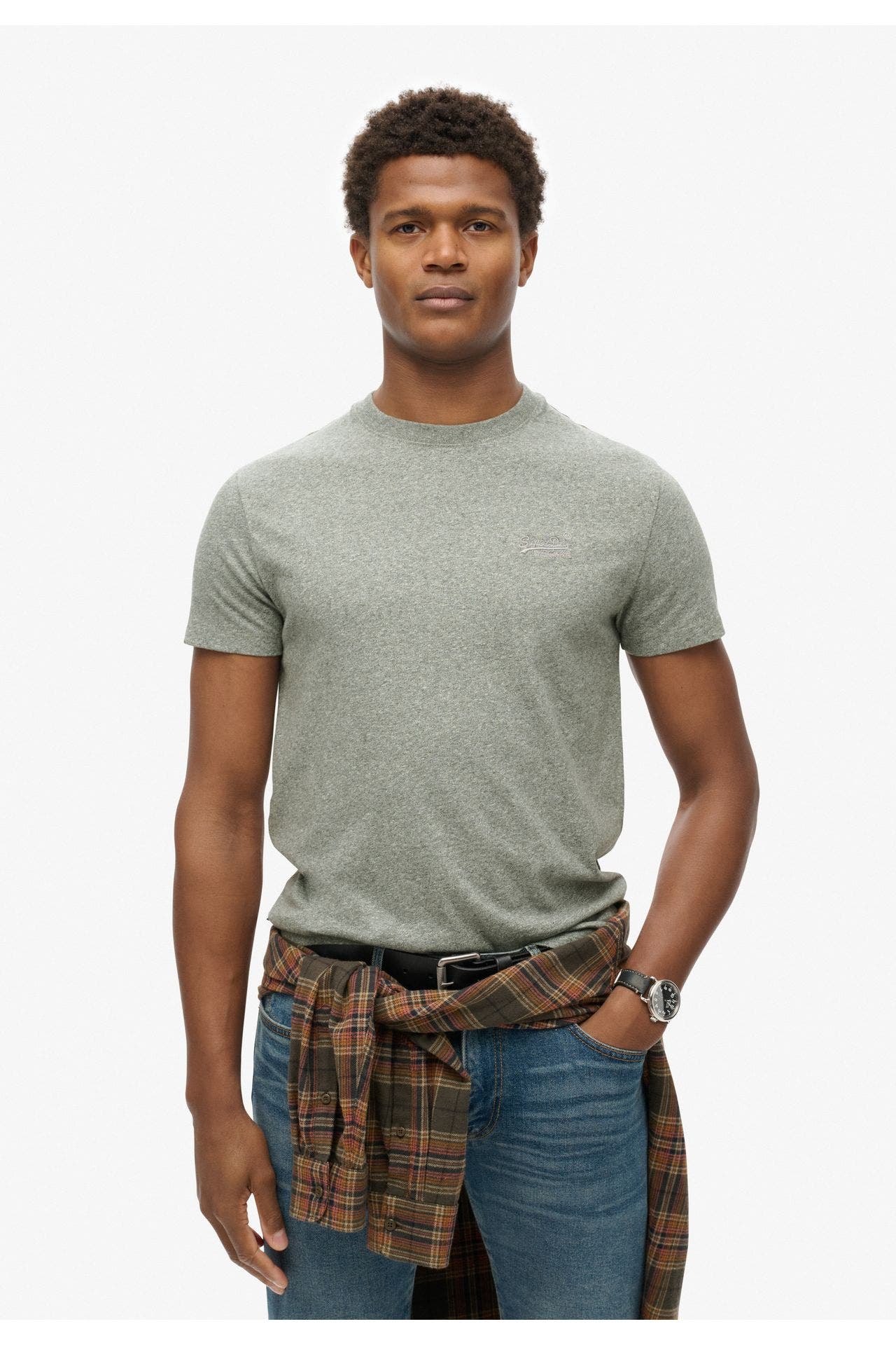 SUPERDRY T-Shirt 'Essential Logo' grau, Bild 1