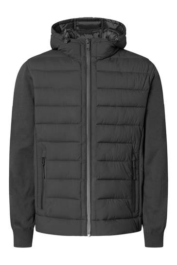 STRELLSON Steppjacke Flex Move Knit schwarz