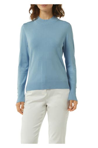 COMMA, Strickpullover hellblau